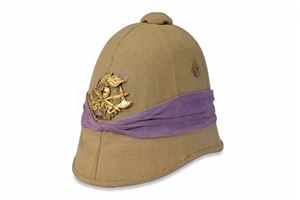 Casco coloniale da ufficiale dei pionieri