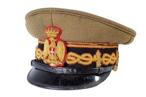 Bellissimo cappello da funzionario coloniale in miniatura