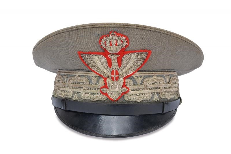 Regio Esercito Italiano, Berretto M 34 da Generale con visiera