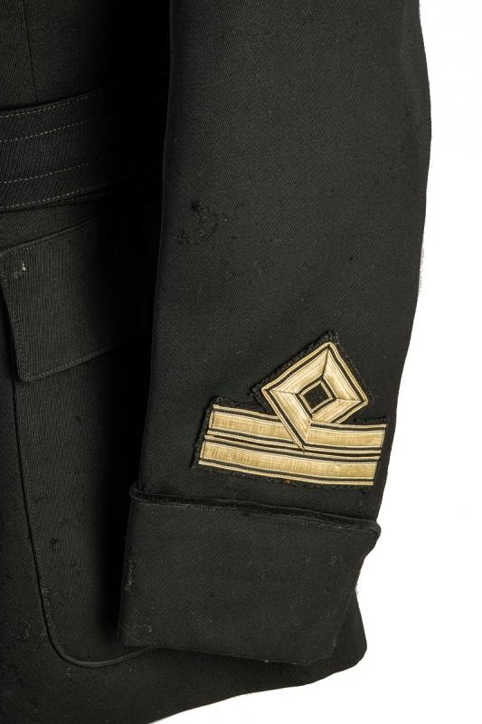Giubba da caposquadra dei moschettieri del Duce, Regno d'Italia, gabardine di lana nera