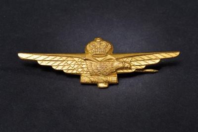 Regno d'Italia, Piccolo brevetto da pilota in metallo dorato