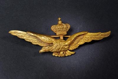 Brevetto da pilota, Regno d'Italia, 6.7 cm