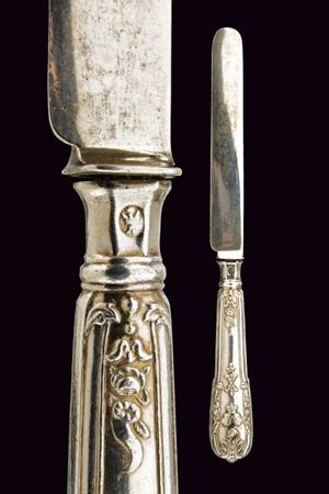 Coltello in argento appartenuto a un membro della Casa Savoia