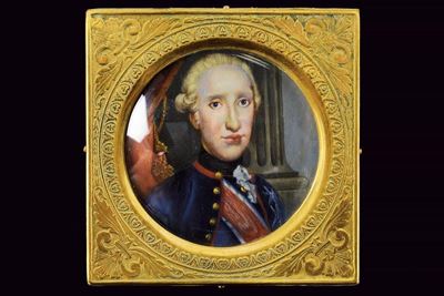 Autore anonimo, Miniatura di Ferdinando IV di Borbone