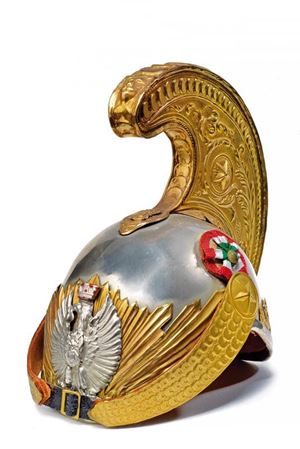 Elmo da corazziere in miniatura