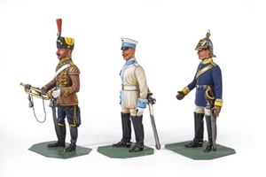 Lotto di tre Soldatini dipinti a mano da Mario Venturi