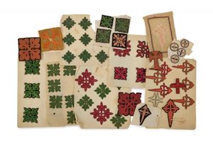 Interessantissimo lotto di insigne di ordini ricamati