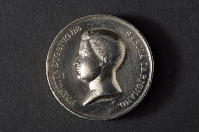 Eugenio di Savoia, Medaglia commemorativa per l'arrivo a Rio de Janeiro, 1839