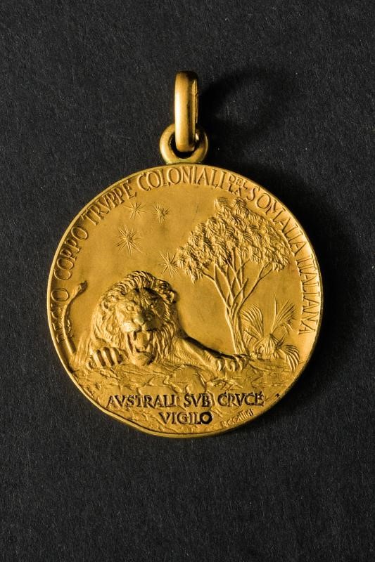 Regno d'Italia, Medaglia in oro del Corpo Truppe Coloniali in Somalia