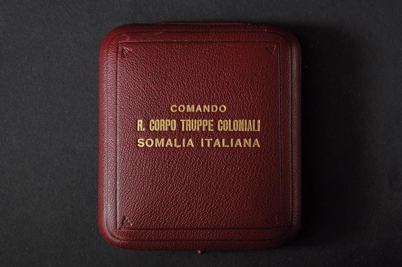Regno d'Italia, Medaglia in oro del Corpo Truppe Coloniali in Somalia