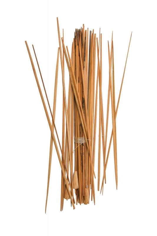 Lancia con cerbottana (Sumpitan), tecnica Kalimantan, lunghezza 198 cm