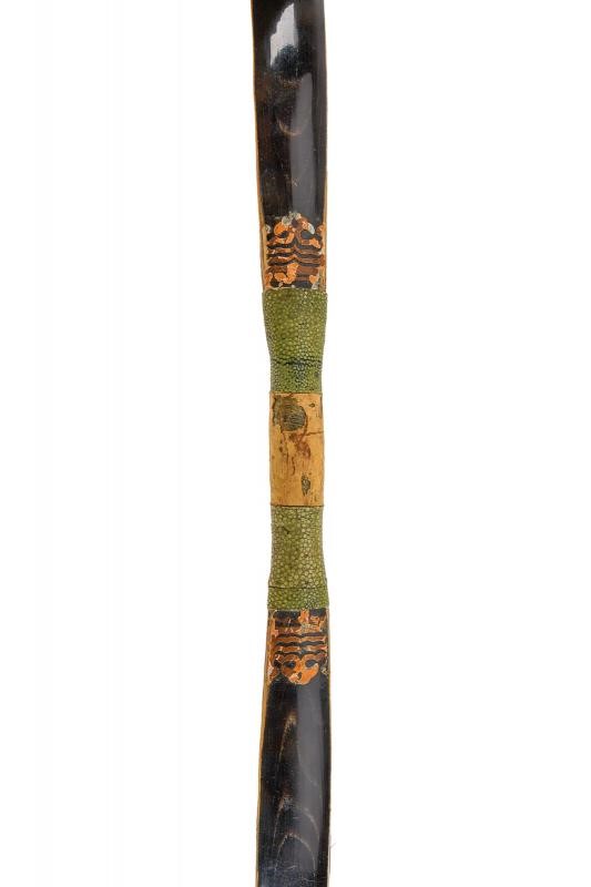 Arco Mancese, Dinastia Qing, legno e corno, lunghezza 125 cm