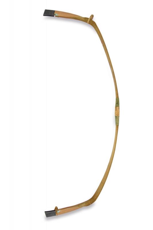 Arco Mancese, Dinastia Qing, legno e corno, lunghezza 125 cm