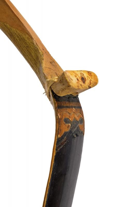 Arco Mancese, Dinastia Qing, legno e corno, lunghezza 125 cm
