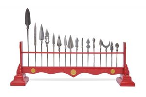 Lotto di sedici punte di freccia