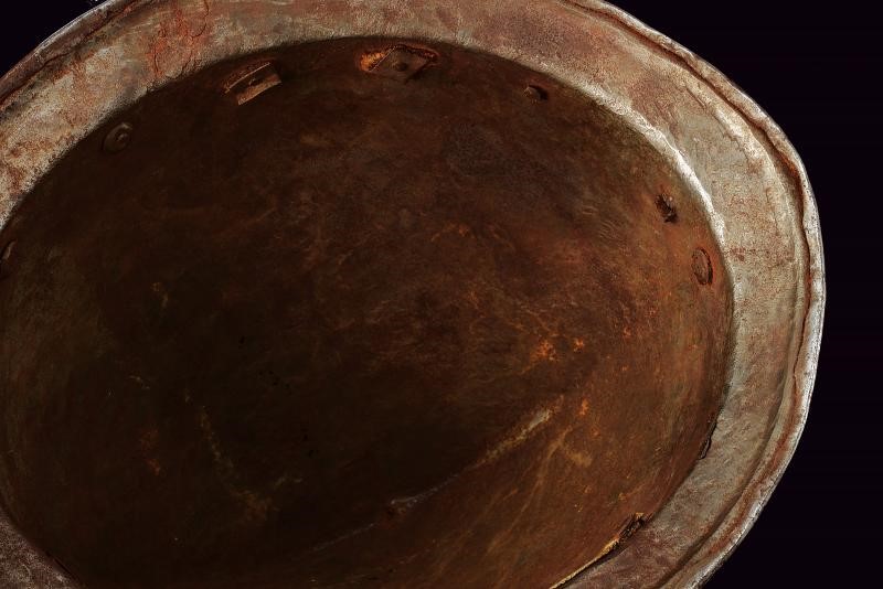 Zuccotto con punzone, coppo battuto oblungo, Italia