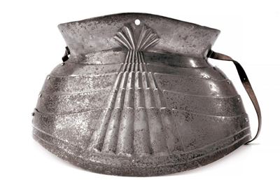 Guardarene gotico con batticulo, Germania, XX secolo, 39 x 28 cm