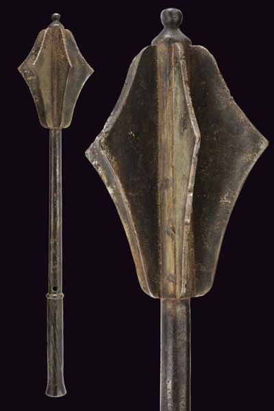 Mazza da guerra tedesca, ferro, lunghezza 61.5 cm