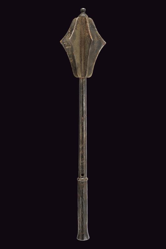 Mazza da guerra tedesca, ferro, lunghezza 61.5 cm
