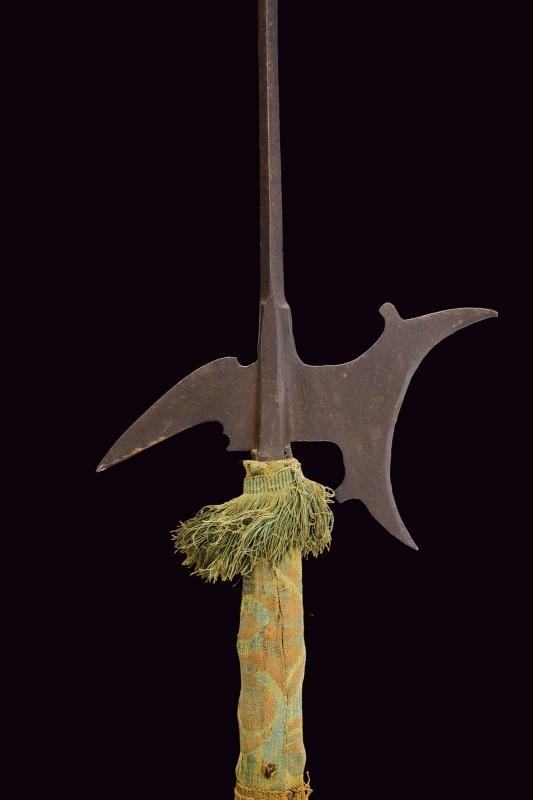 Alabarda, ferro in patina, Italia del Nord