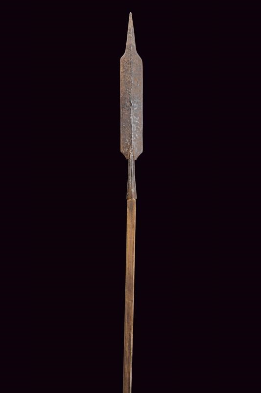 Spiedo a lingua di bue, ferro, Francia, altezza 249,5 cm