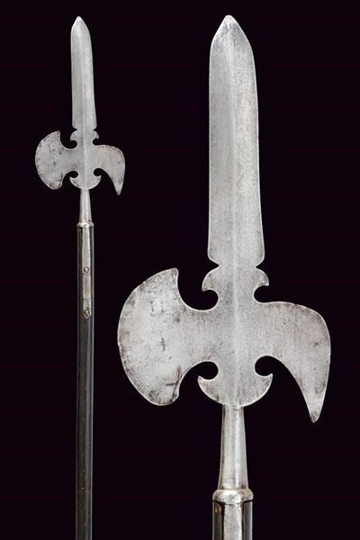 Sergentina, ferro con lama dritta a due fili, altezza 185,5 cm