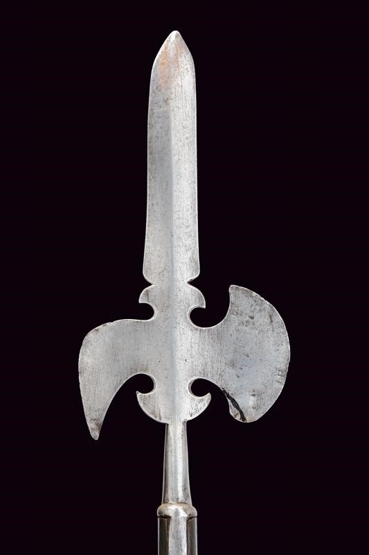 Sergentina, ferro con lama dritta a due fili, altezza 185,5 cm
