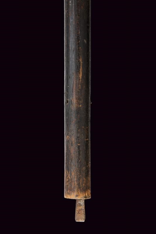 Sergentina, ferro con lama dritta a due fili, altezza 185,5 cm