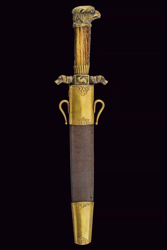 Bel paloscio da caccia, Germania, lunghezza 42 cm