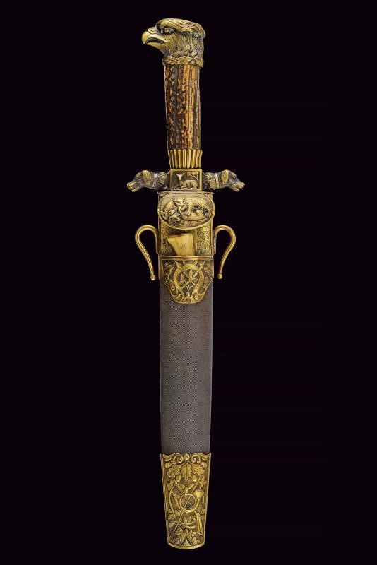 Bel paloscio da caccia, Germania, lunghezza 42 cm