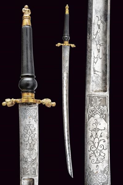 Baionetta da caccia a tappo, Germania, lunghezza 69 cm