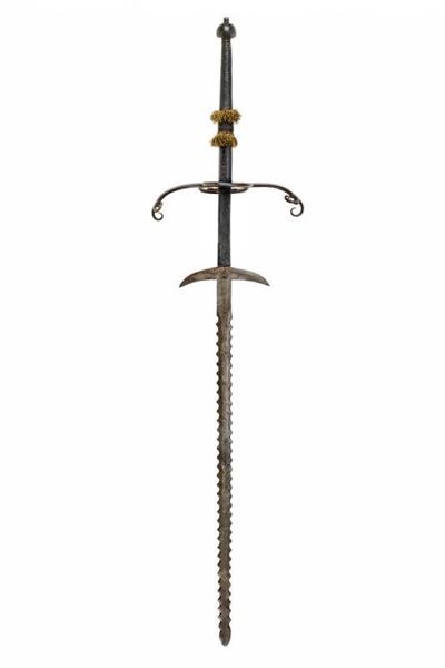 Spada a due mani flamberga, Germania, lunghezza 180 cm