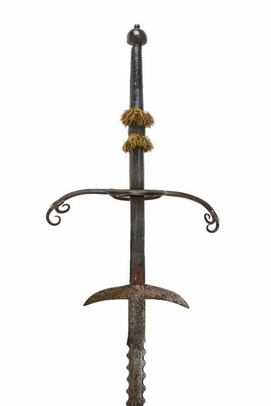 Spada a due mani flamberga, Germania, lunghezza 180 cm