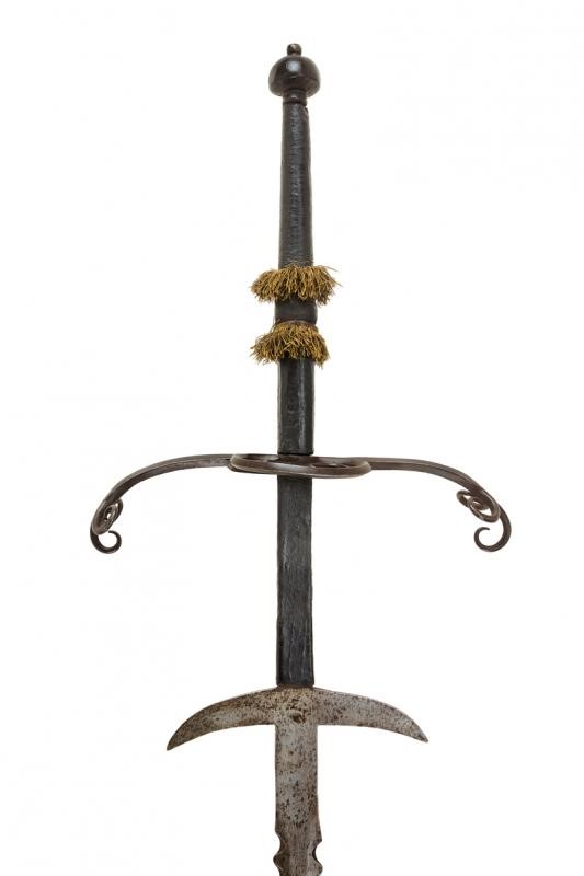Spada a due mani flamberga, Germania, lunghezza 180 cm