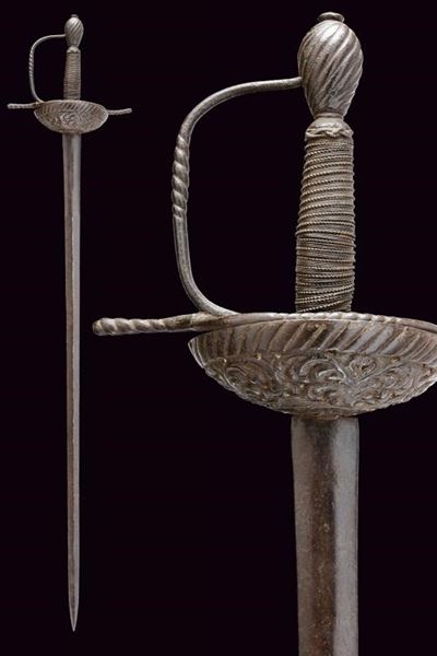 Spada a tazza, Europa, lunghezza 95,2 cm