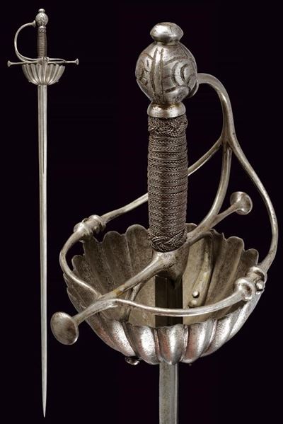 Spada a tazza, Spagna, lunghezza 121.5 cm