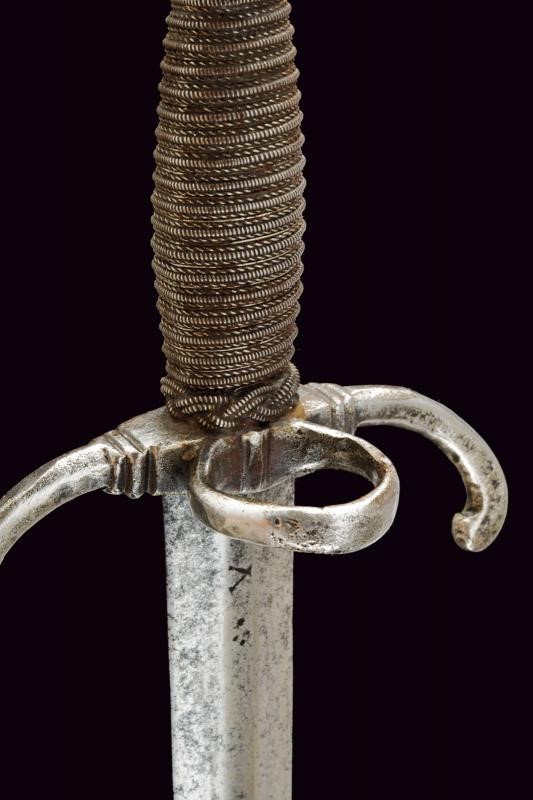 Daga a mano sinistra, tecnica italiana, lunghezza 44.5 cm