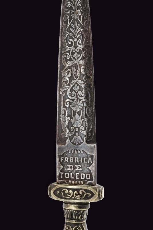 Pugnale inciso, Toledo, lunghezza 26.5 cm
