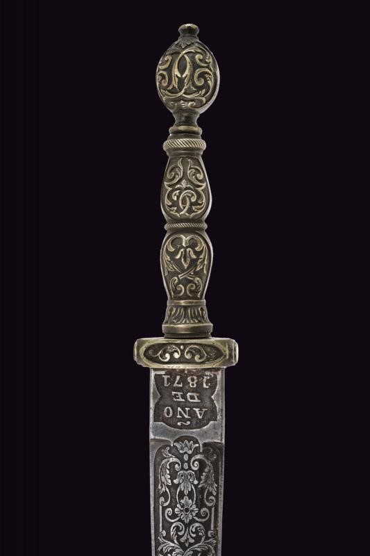 Pugnale inciso, Toledo, lunghezza 26.5 cm