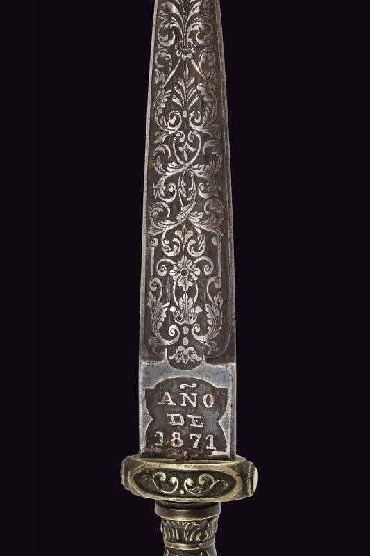 Pugnale inciso, Toledo, lunghezza 26.5 cm
