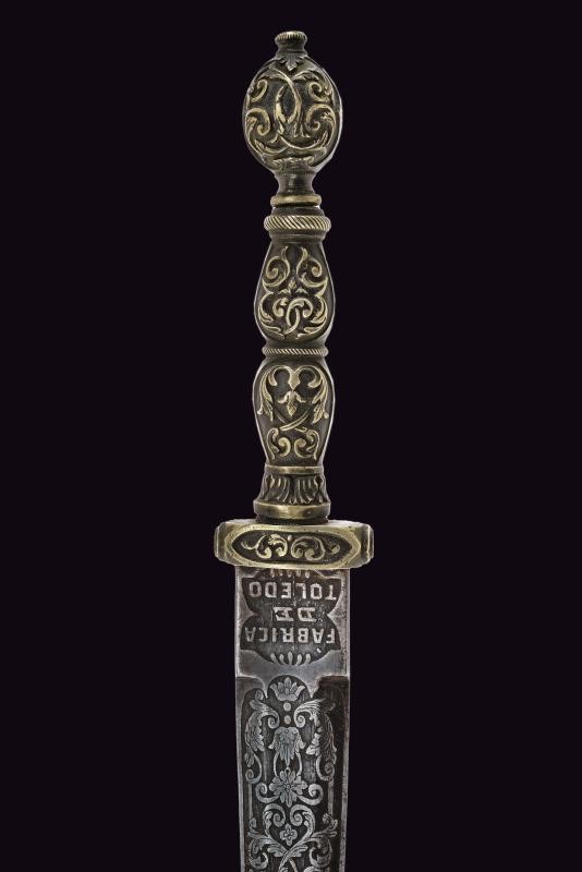 Pugnale inciso, Toledo, lunghezza 26.5 cm