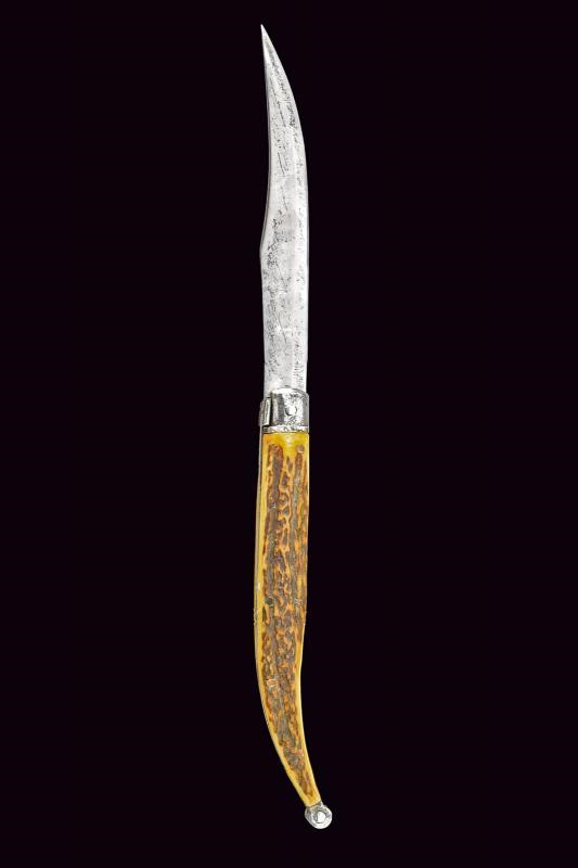 Coltello a serramanico da caccia, Alto Adige, lunghezza 37.5 cm