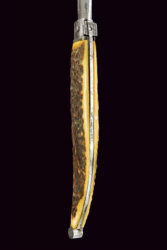 Coltello a serramanico da caccia, Alto Adige, lunghezza 37.5 cm
