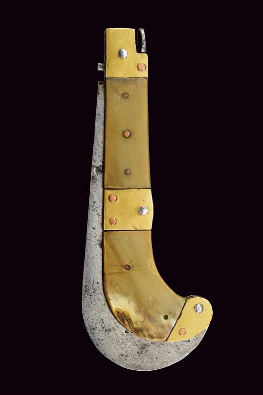 Roncola Veneta di Marostica, Massiccia roncola a serramanico