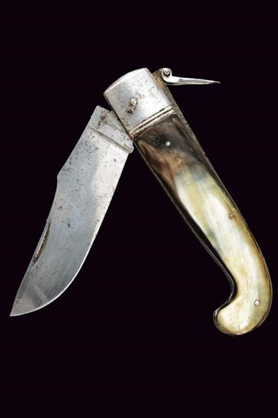 Coltello a serramanico, Toscana, lunghezza 22.5 cm