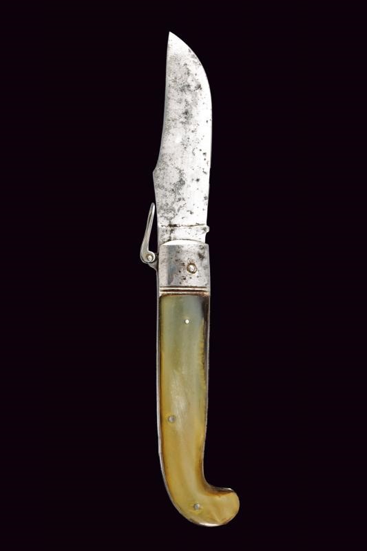 Coltello a serramanico, Toscana, lunghezza 22.5 cm