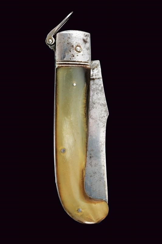 Coltello a serramanico, Toscana, lunghezza 22.5 cm