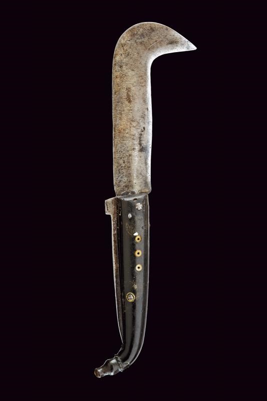 Roncola a serramanico, Calabria, lunghezza 28.5 cm