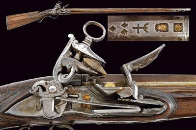 Fucile alla Michetta, Napoli, lunghezza 144.5 cm