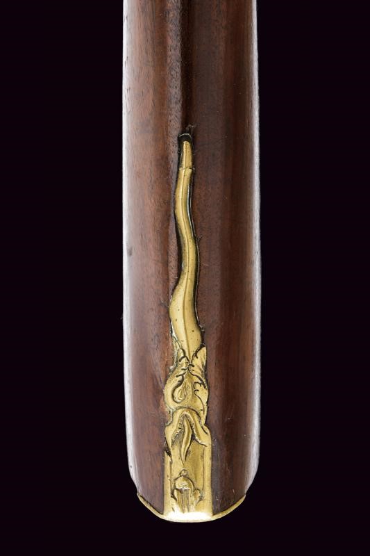 Giuseppe Vizi, Fucile a pietra focaia alla romana, Italia centrale, lunghezza 105 cm